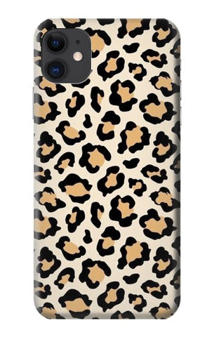iPhone 11 Hard Case Fashionable Leopard Seamless Pattern