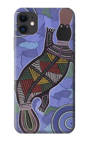 iPhone 11 Hard Case Platypus Australian Aboriginal Art