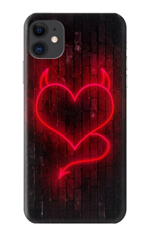 iPhone 11 Hard Case Devil Heart