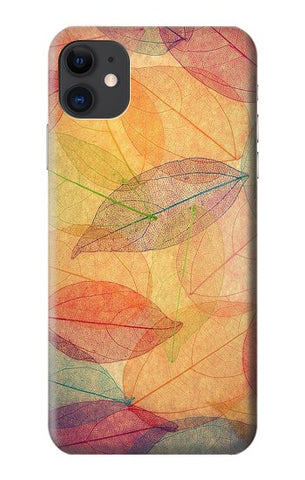 iPhone 11 Hard Case Fall Season Leaf Autumn
