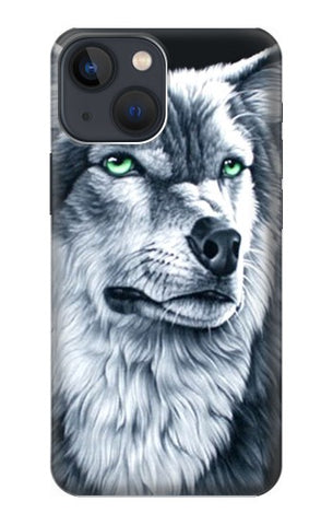 iPhone 13 Hard Case Grim White Wolf