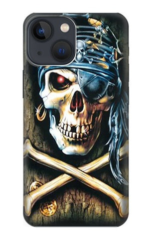 Apple iPhone 14 Hard Case Pirate Skull Punk Rock