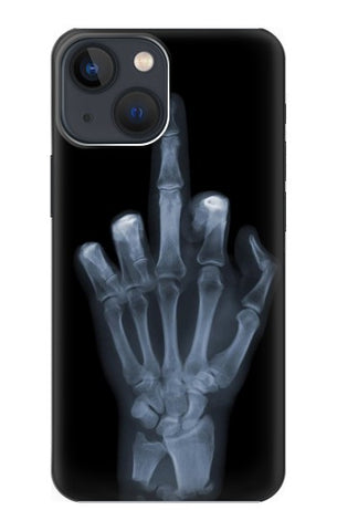 Apple iPhone 14 Hard Case X-ray Hand Middle Finger