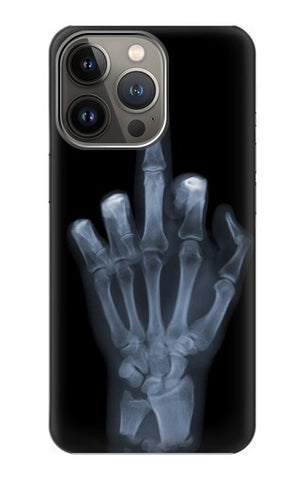 Apple iPhone 14 Pro Max Hard Case X-ray Hand Middle Finger