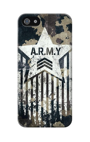 iPhone 5, SE, 5s Hard Case Army Camo Camouflage