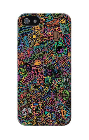 iPhone 5, SE, 5s Hard Case Psychedelic Art