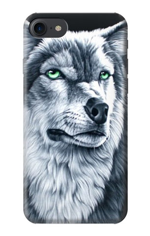 iPhone 7, 8, SE (2020), SE2 Hard Case Grim White Wolf