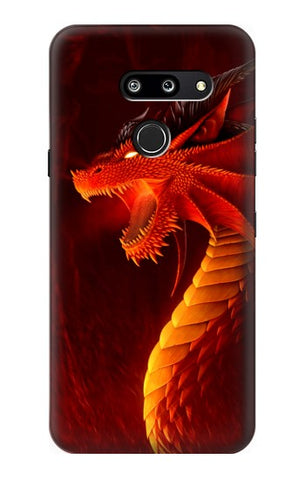 LG G8 ThinQ Hard Case Red Dragon