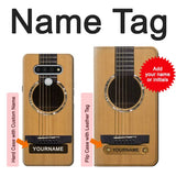 LG Stylo 6 Hard Case Acoustic Guitar with custom name