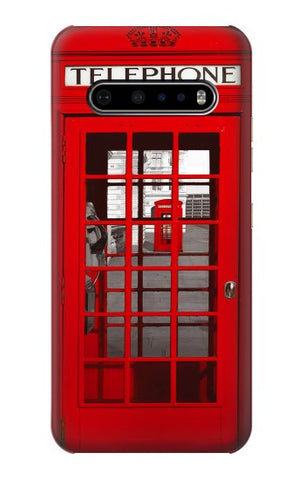 LG V60 ThinQ 5G Hard Case Classic British Red Telephone Box