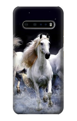 LG V60 ThinQ 5G Hard Case White Horse