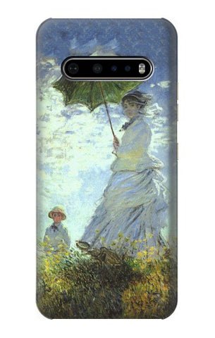 LG V60 ThinQ 5G Hard Case Claude Monet Woman with a Parasol