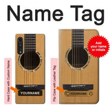 LG Velvet Hard Case Acoustic Guitar with custom name