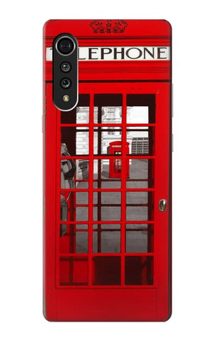 LG Velvet Hard Case Classic British Red Telephone Box
