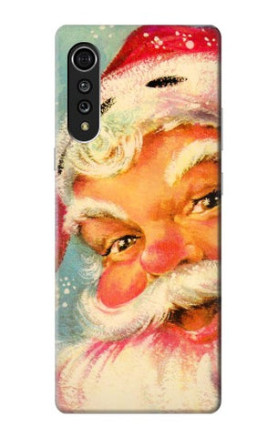 LG Velvet Hard Case Christmas Vintage Santa