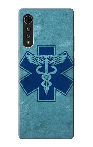 LG Velvet Hard Case Caduceus Medical Symbol
