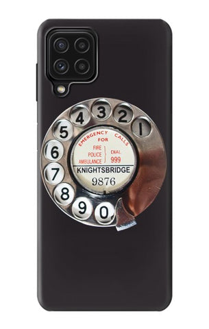 Samsung Galaxy M22 Hard Case Retro Rotary Phone Dial On