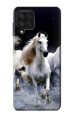 Samsung Galaxy M22 Hard Case White Horse