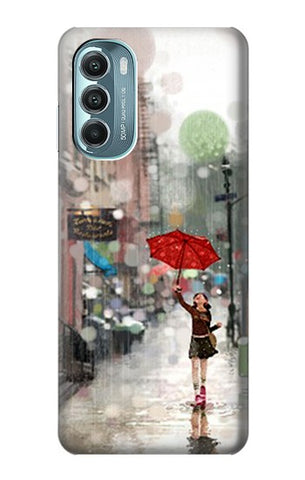 Motorola Moto G Stylus 5G (2022) Hard Case Girl in The Rain