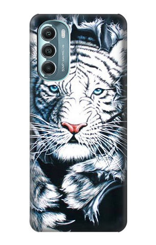 Motorola Moto G Stylus 5G (2022) Hard Case White Tiger