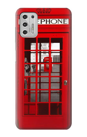 Motorola Moto G Stylus (2021) Hard Case Classic British Red Telephone Box
