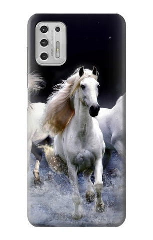 Motorola Moto G Stylus (2021) Hard Case White Horse