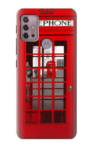 Motorola Moto G30 Hard Case Classic British Red Telephone Box