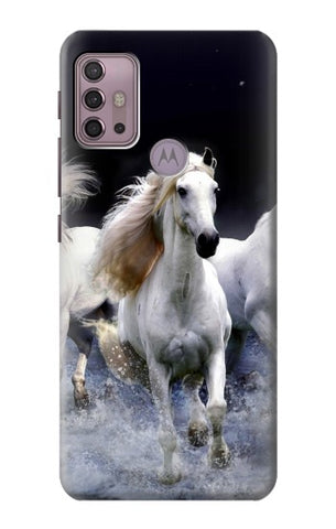 Motorola Moto G30 Hard Case White Horse