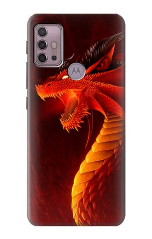 Motorola Moto G30 Hard Case Red Dragon
