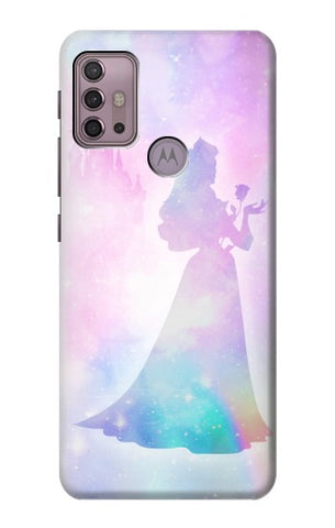 Motorola Moto G30 Hard Case Princess Pastel Silhouette