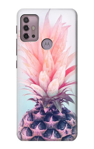 Motorola Moto G30 Hard Case Pink Pineapple