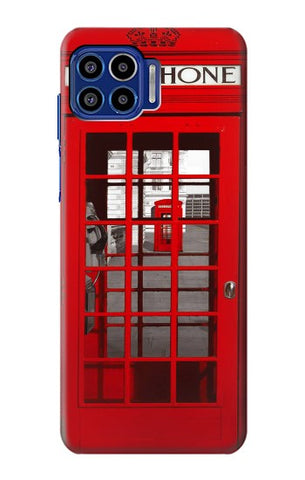 Motorola One 5G Hard Case Classic British Red Telephone Box