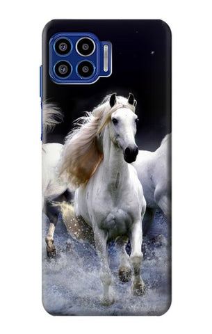 Motorola One 5G Hard Case White Horse