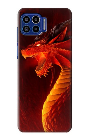 Motorola One 5G Hard Case Red Dragon