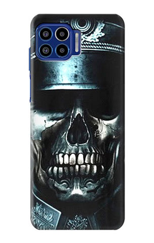 Motorola One 5G Hard Case Skull Soldier Zombie
