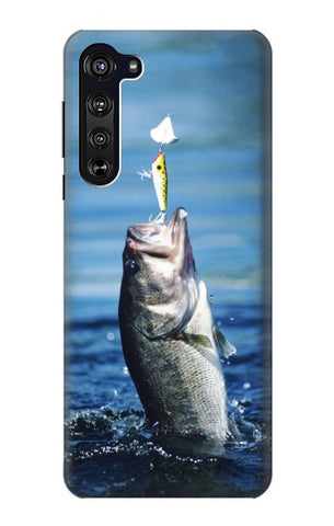 Motorola Edge Hard Case Bass Fishing