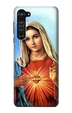 Motorola Edge Hard Case The Virgin Mary Santa Maria