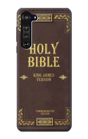 Motorola Edge Hard Case Holy Bible Cover King James Version