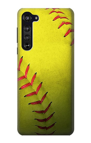 Motorola Edge Hard Case Yellow Softball Ball
