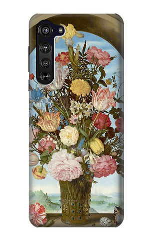 Motorola Edge Hard Case Vase of Flowers