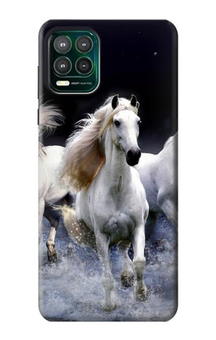 Motorola Moto G Stylus 5G Hard Case White Horse