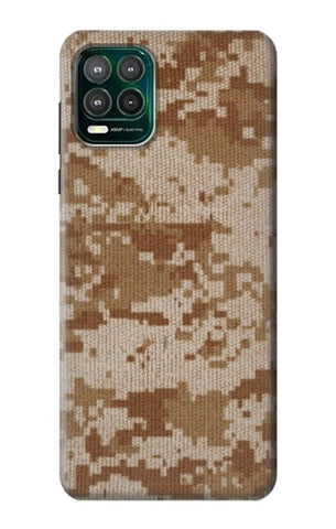 Motorola Moto G Stylus 5G Hard Case Desert Digital Camouflage