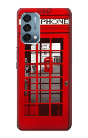 OnePlus Nord N200 5G Hard Case Classic British Red Telephone Box