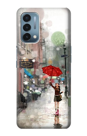 OnePlus Nord N200 5G Hard Case Girl in The Rain