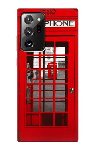 Samsung Galaxy Note 20 Ultra, Ultra 5G Hard Case Classic British Red Telephone Box