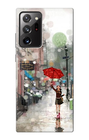 Samsung Galaxy Note 20 Ultra, Ultra 5G Hard Case Girl in The Rain