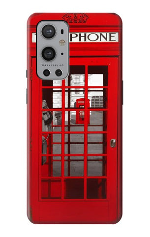 OnePlus 9 Pro Hard Case Classic British Red Telephone Box