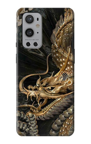 OnePlus 9 Pro Hard Case Gold Dragon