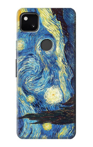 Google Pixel 4a Hard Case Van Gogh Starry Nights