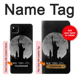 Google Pixel 4a Hard Case New York City with custom name